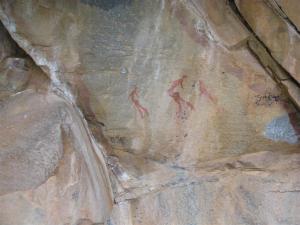 Rock paintings in the Anysberg reserve